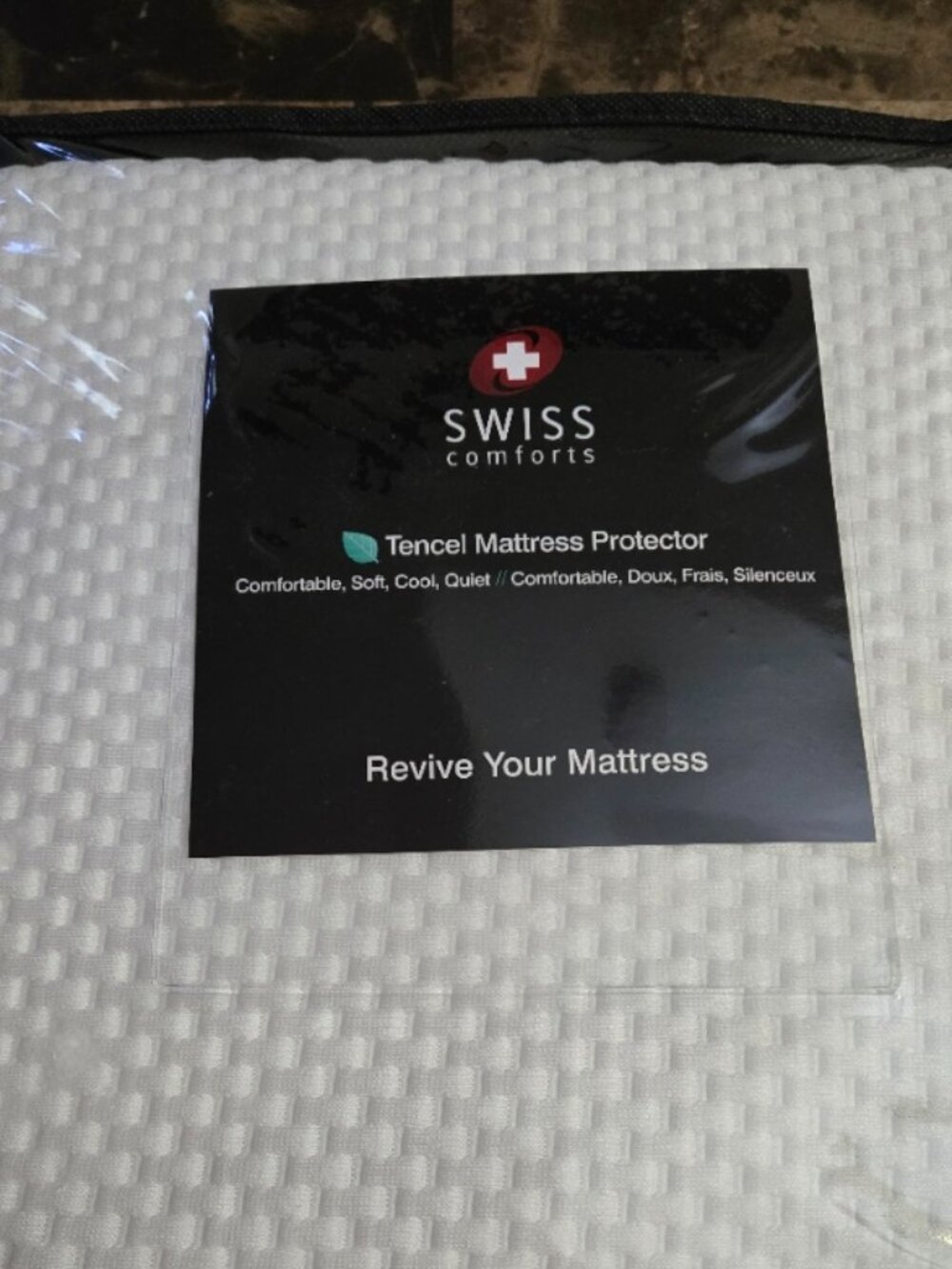 Brand New - Never Used Swiss Comfort Tencel Mattress Protector Full Double.
